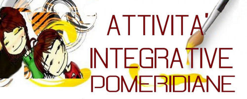 Attività integrative pomeridiane
