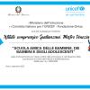 Attestato Scuola Amica Unicef 2022