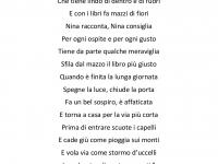 "Per la Bibliotecaria Nina" sezione A, scuola dell'infanzia Margotti,